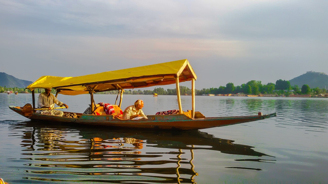 dal, lake, srinagar